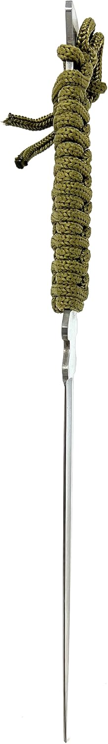 Evil Wear Camping Knife Angel Messer Outdoor Survival mit Tasche 22cm Oliv