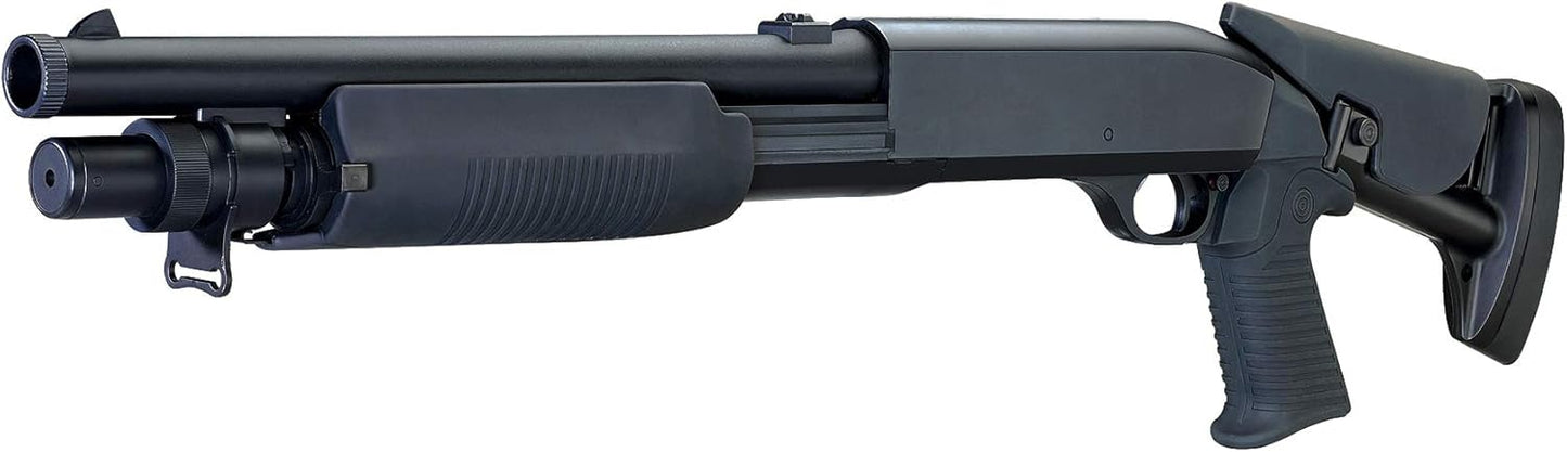 Rayline M56C Softair Gewehr (Manuell Federdruck), Material: ABS (Stoßfest), Nachbau im Maßstab 1:1, Länge: 76cm, Gewicht: 1800g, Kaliber: 6mm, Farbe: Schwarz - (unter 0,5 Joule - ab 14 Jahre)