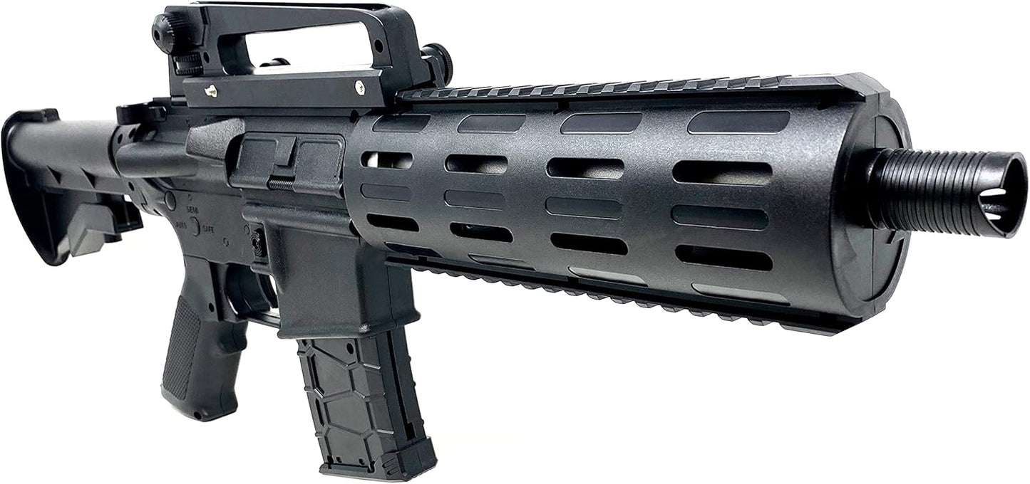 Softair Gun Set Airsoft Federdruck Pistole 23cm Inkl Magazin 0,49 Joule Black