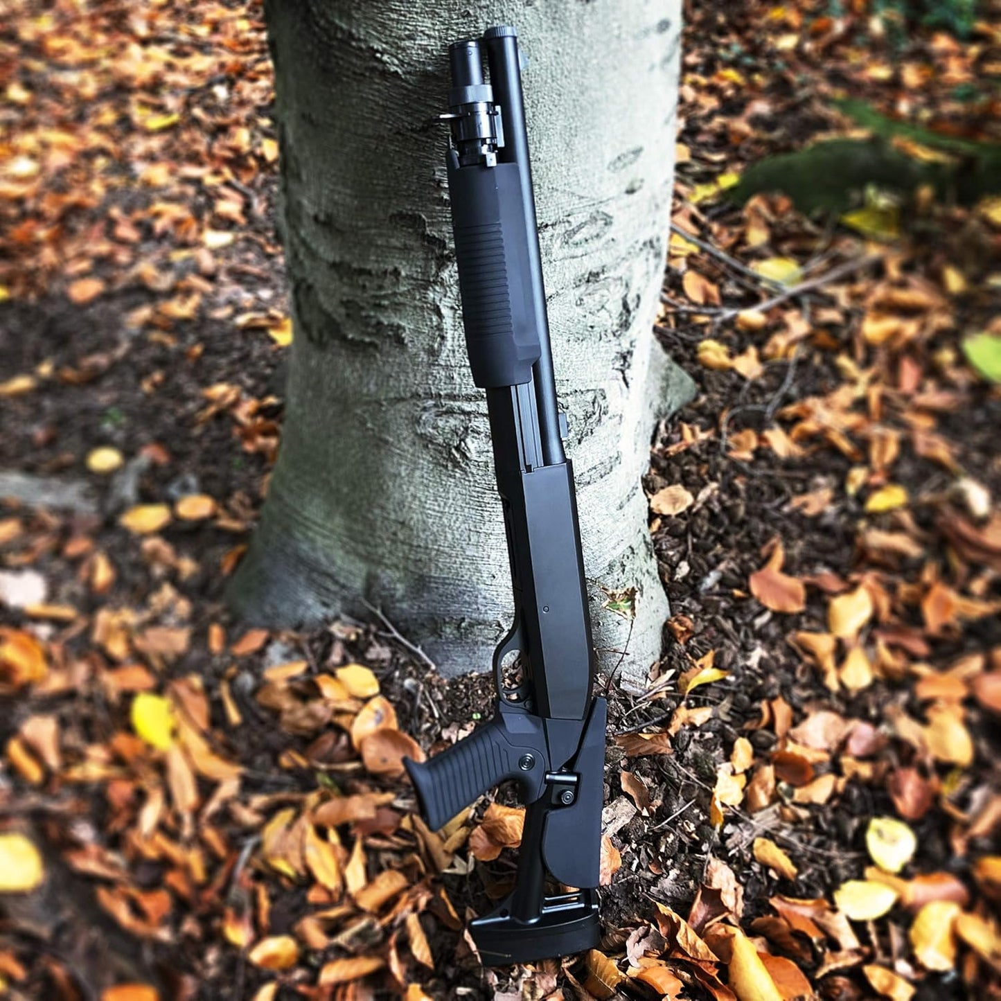 Rayline M56C Softair Gewehr (Manuell Federdruck), Material: ABS (Stoßfest), Nachbau im Maßstab 1:1, Länge: 76cm, Gewicht: 1800g, Kaliber: 6mm, Farbe: Schwarz - (unter 0,5 Joule - ab 14 Jahre)