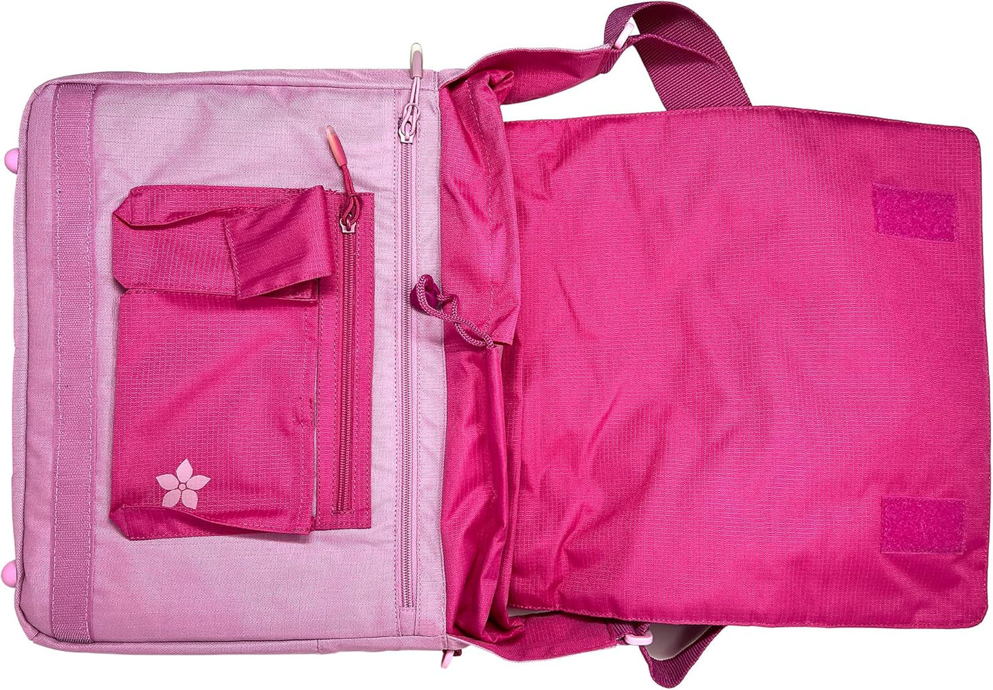 Umhängetasche Kinder Schultertasche Damen Laptoptasche pink 40x30cm