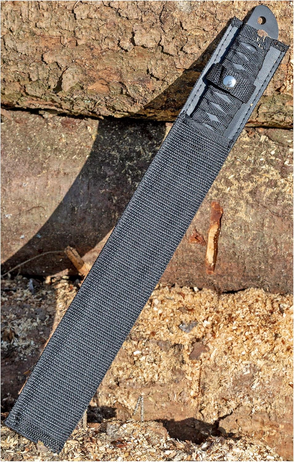 Evil Wear 46cm Schwarzes Outdoor Messer mit Holster, Einhand-Gürtelmesser