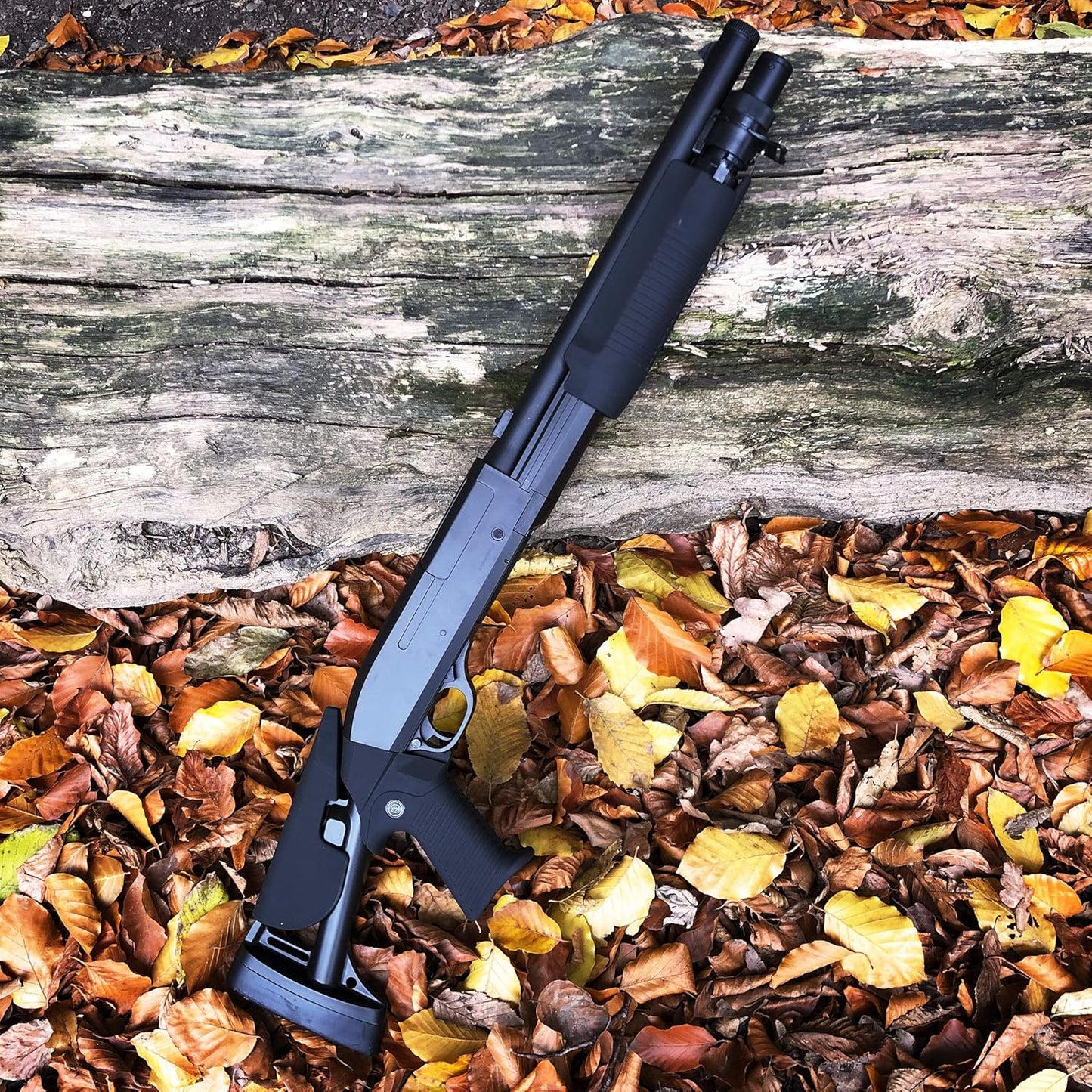 Rayline M56C Softair Gewehr (Manuell Federdruck), Material: ABS (Stoßfest), Nachbau im Maßstab 1:1, Länge: 76cm, Gewicht: 1800g, Kaliber: 6mm, Farbe: Schwarz - (unter 0,5 Joule - ab 14 Jahre)