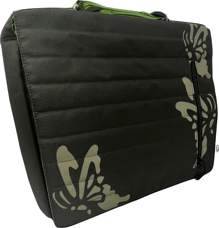 Umhängetasche Kinder Schultertasche Herren Laptoptasche grün 40x30cm