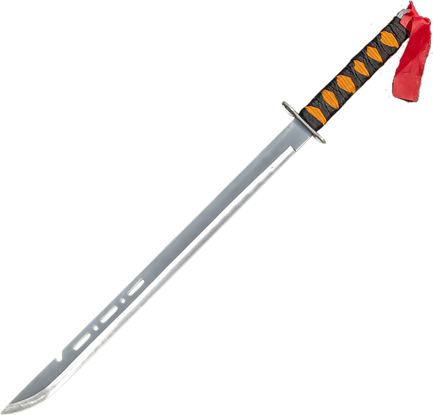 Evil Wear Machete Outdoor Messer Buschmesser Hackmesser mit Nylonscheide Silber 70cm