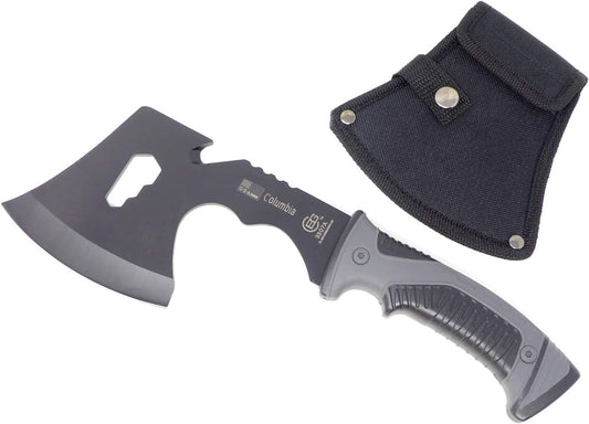 Evil Wear mini Axt Machete Multi Tool XXL Messer Outdoor Combat Knifes schwarz 28cm