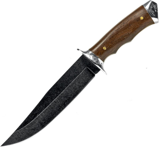 Seilershop Jagt Messer Hunter Knive schwarz braun 21cm