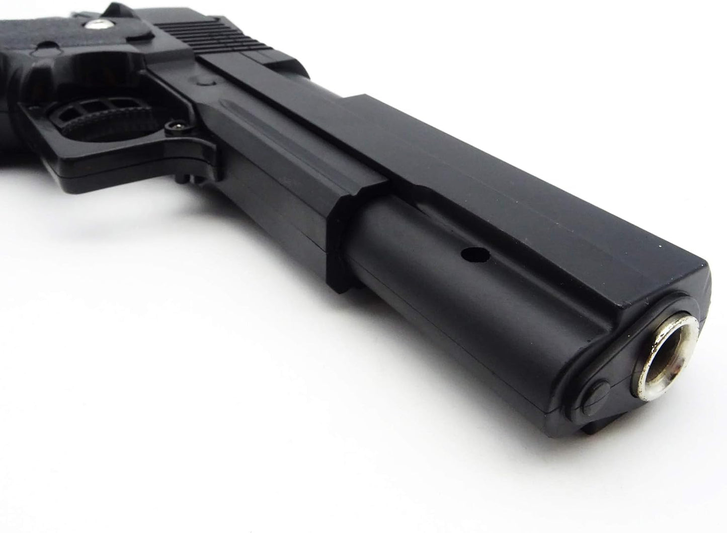 Softair Pistole Metall/ABS Rayline RV306 (Manuell Federdruck), Nachbau im Maßstab 1:1, Länge: 23cm, Gewicht: 400g, Kaliber: 6mm, Farbe: Schwarz - (unter 0,5 Joule - ab 14 Jahre)