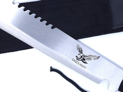 Evil Wear Machete Schwert XXL Outdoor Busch Messer Silber 50cm
