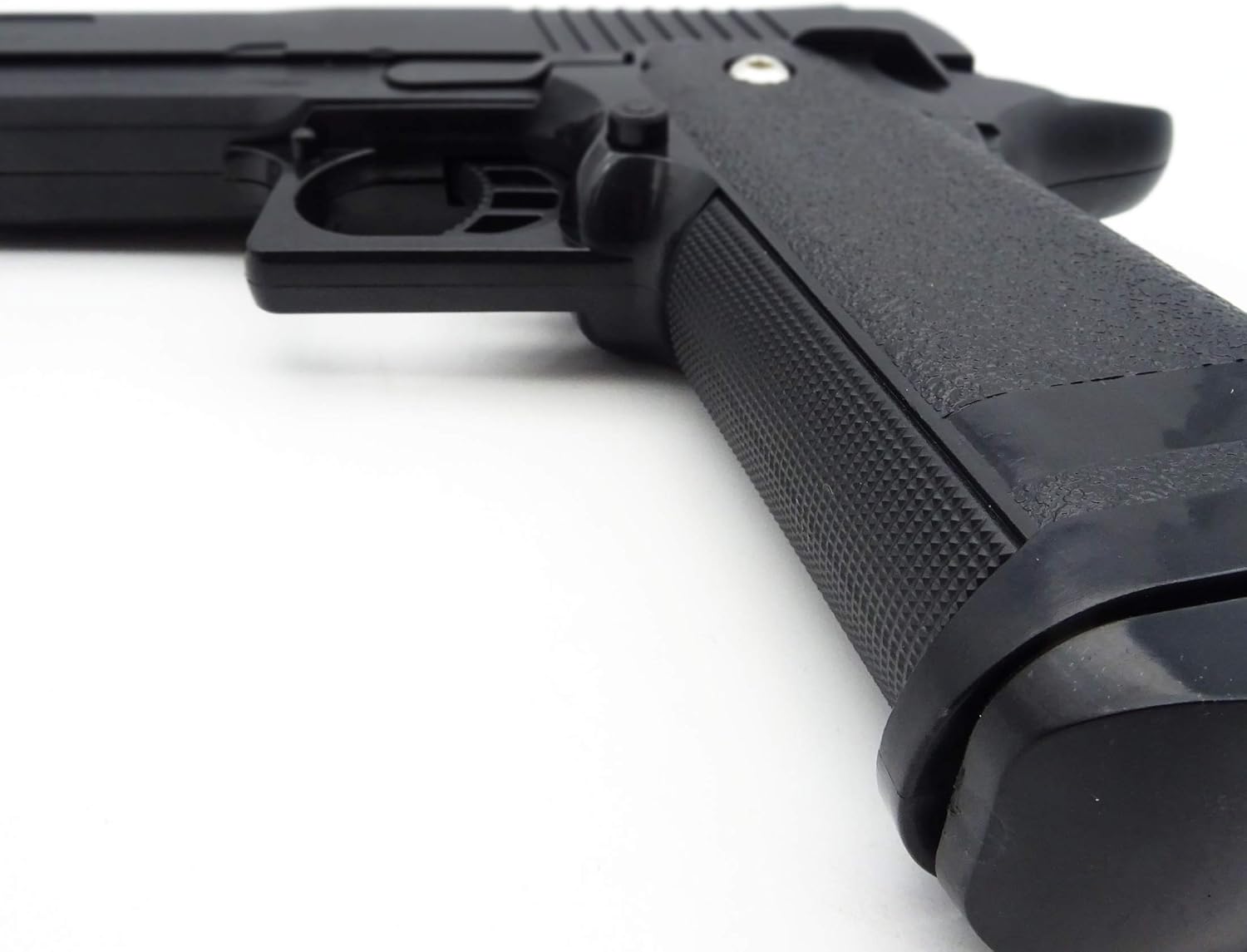 Softair Pistole Metall/ABS Rayline RV306 (Manuell Federdruck), Nachbau im Maßstab 1:1, Länge: 23cm, Gewicht: 400g, Kaliber: 6mm, Farbe: Schwarz - (unter 0,5 Joule - ab 14 Jahre)