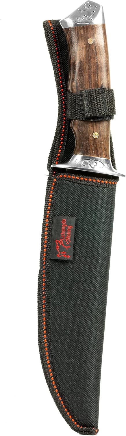 Seilershop Jagt Messer Hunter Knive schwarz braun 21cm