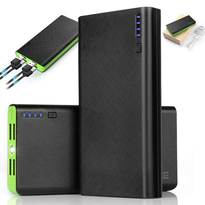 9000000mAh Powerbank Externer Batterie Ladegerat ZusatzAkku 4 USB Fur Alle Handy