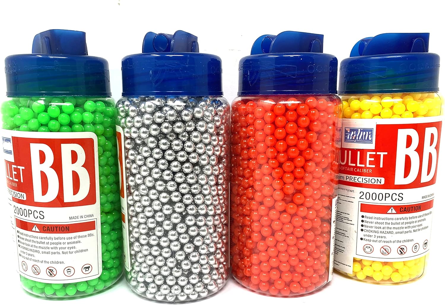 Evil Wear Softair Munition 2000x Kunststoff Kugeln Balls 6mm High Class-Balls 0,12g