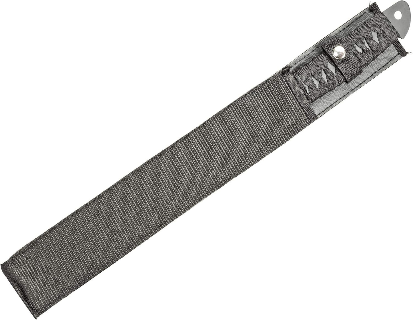 Evil Wear 46cm Schwarzes Outdoor Messer mit Holster, Einhand-Gürtelmesser