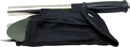Camping Set Survival Militär Klapp Spaten Säge Messer Machete Axt 53cm