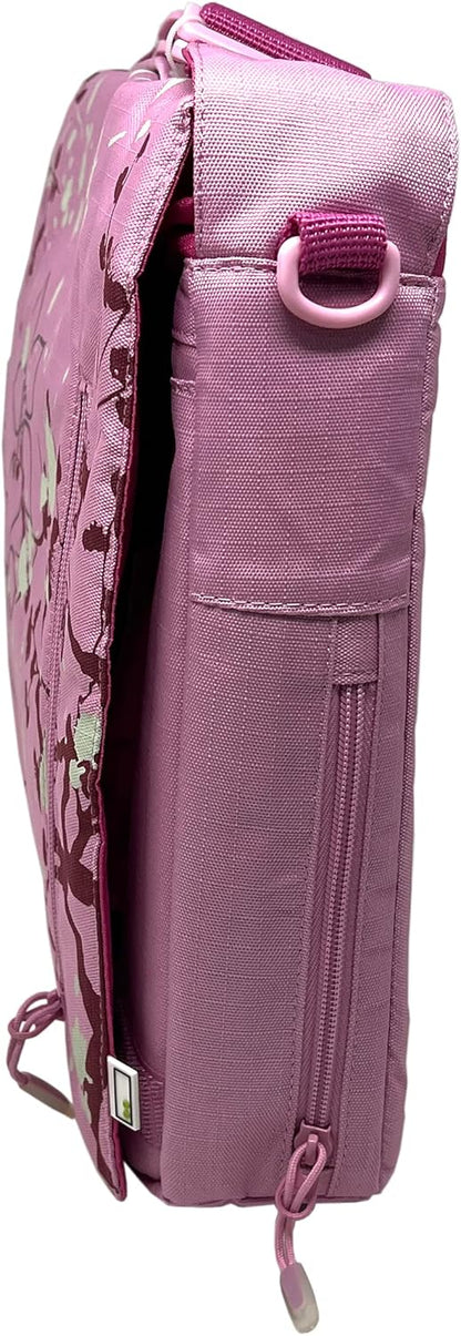 Umhängetasche Kinder Schultertasche Damen Laptoptasche pink 40x30cm