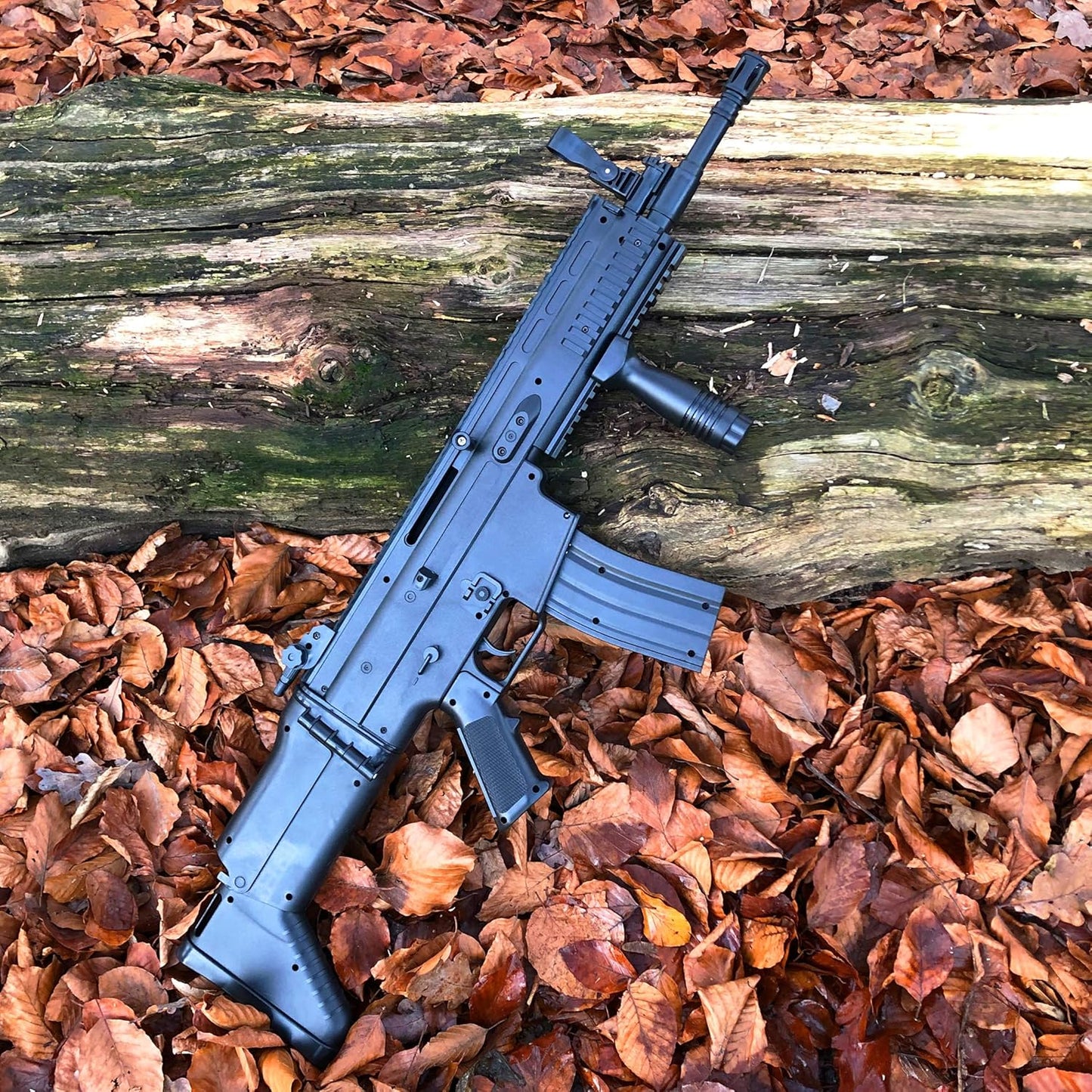 Rayline 8902A Black Softair Gewehr (Manuell Federdruck), Material: ABS (Stoßfest), Nachbau im Maßstab 1:1, Länge: 78cm, Gewicht: 1400g, Kaliber: 6mm, Farbe: Schwarz - (unter 0,5 Joule - ab 14 Jahre)