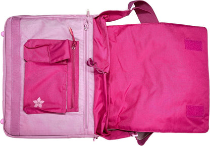 Umhängetasche Kinder Schultertasche Damen Laptoptasche pink 40x30cm