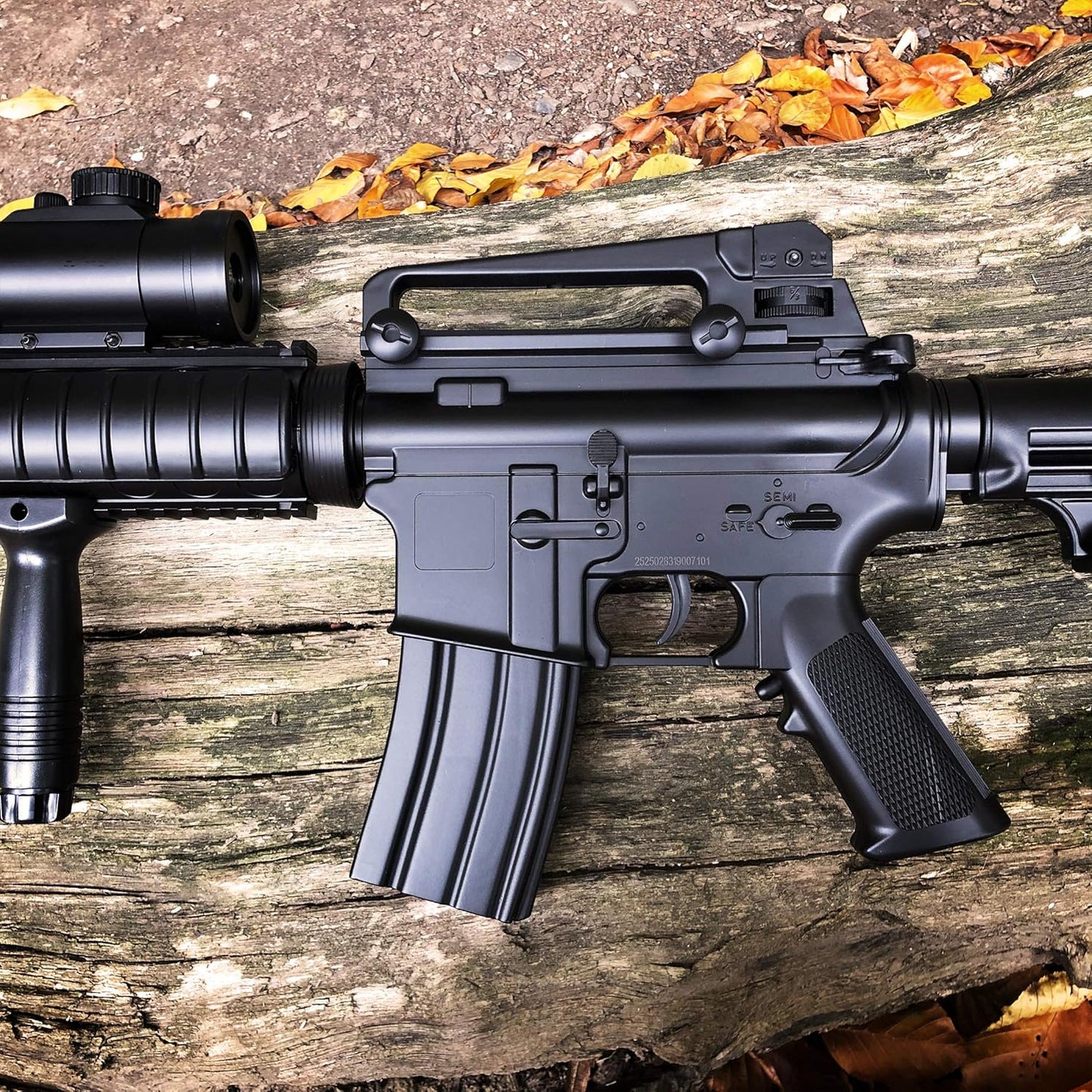 Softair Gewehr elektrisch Rayline M83A1 Material: ABS (Stoßfest), Nachbau im Maßstab 1:1, Länge: 63cm, Gewicht: 1710g, Kaliber: 6mm, Farbe: Schwarz - (unter 0,5 Joule - ab 14 Jahre)
