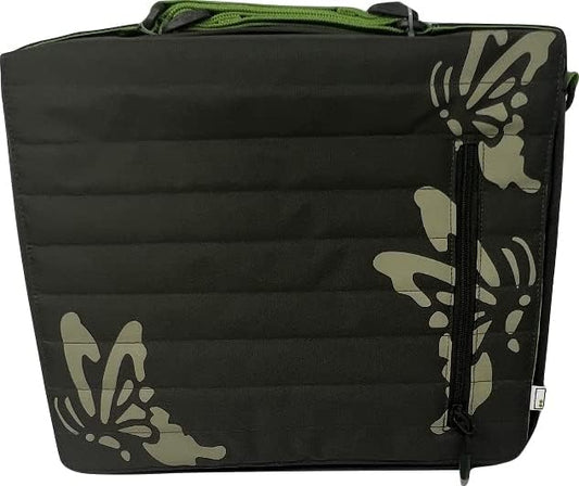 Umhängetasche Kinder Schultertasche Herren Laptoptasche grün 40x30cm